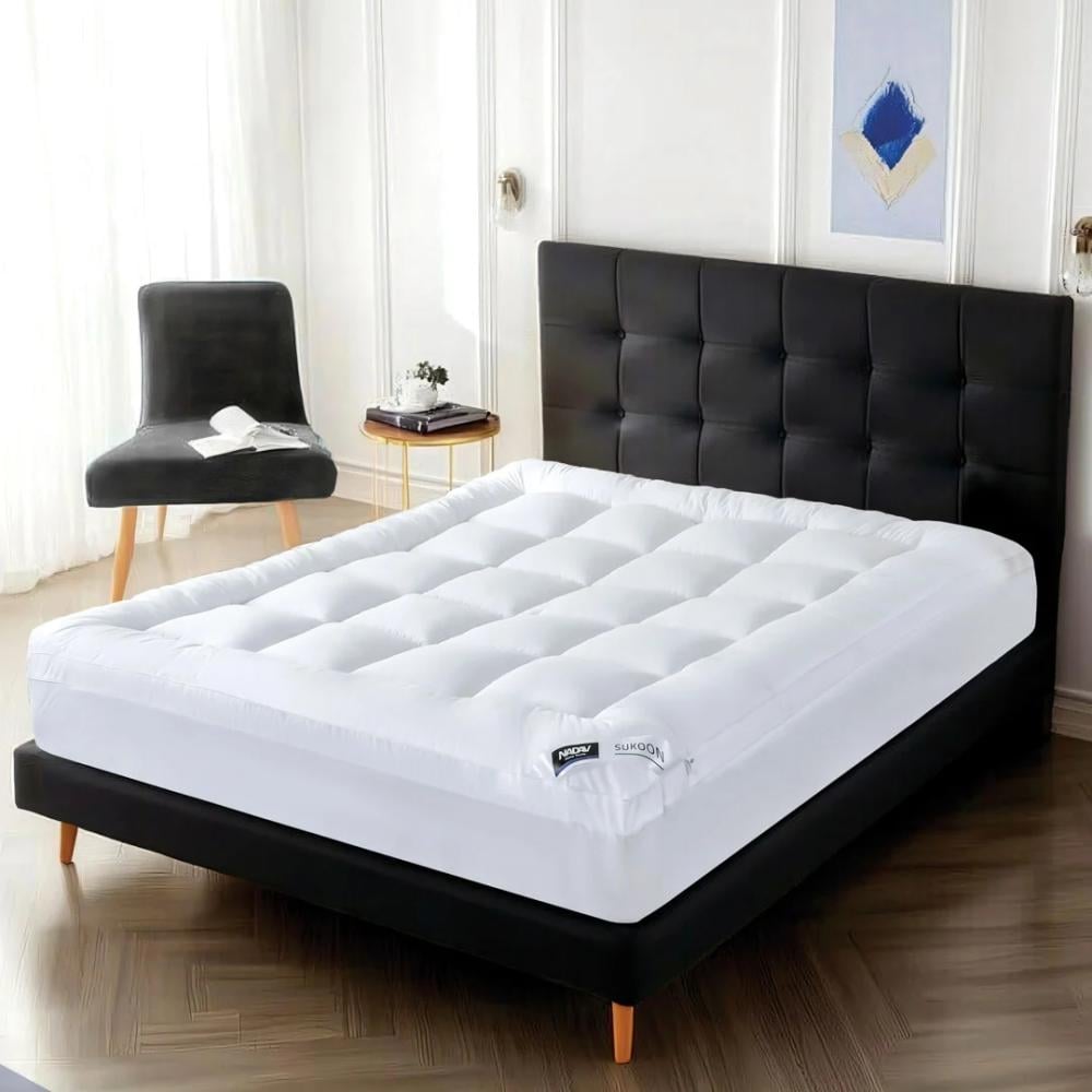 لباد سكون طراز فندقي سماكة  5 سم أبيض