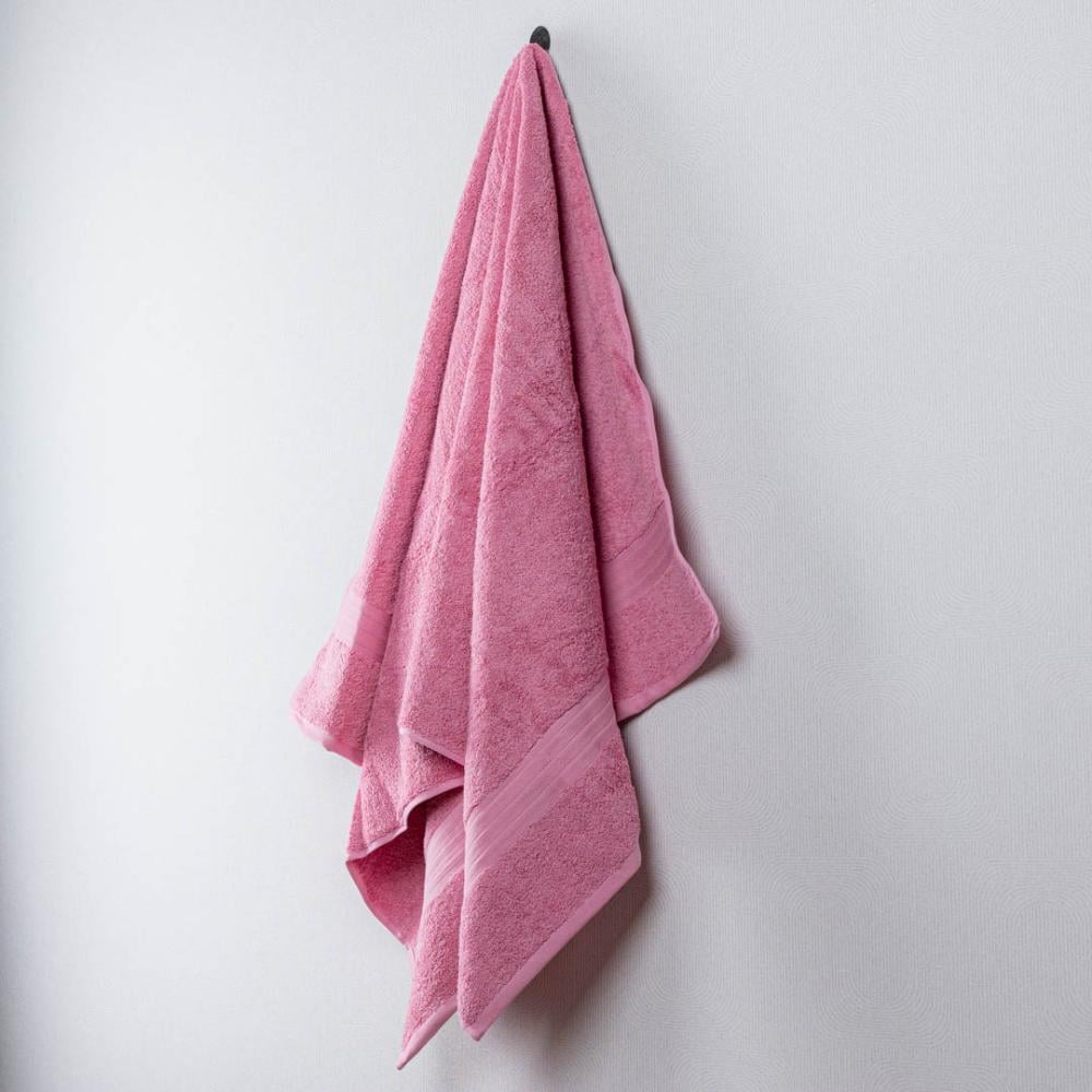 منشفة إستحمام بيوريا قطن وردي