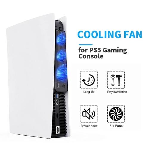 مروحة تبريد عالمية لوحدة التحكم في الألعاب PS5