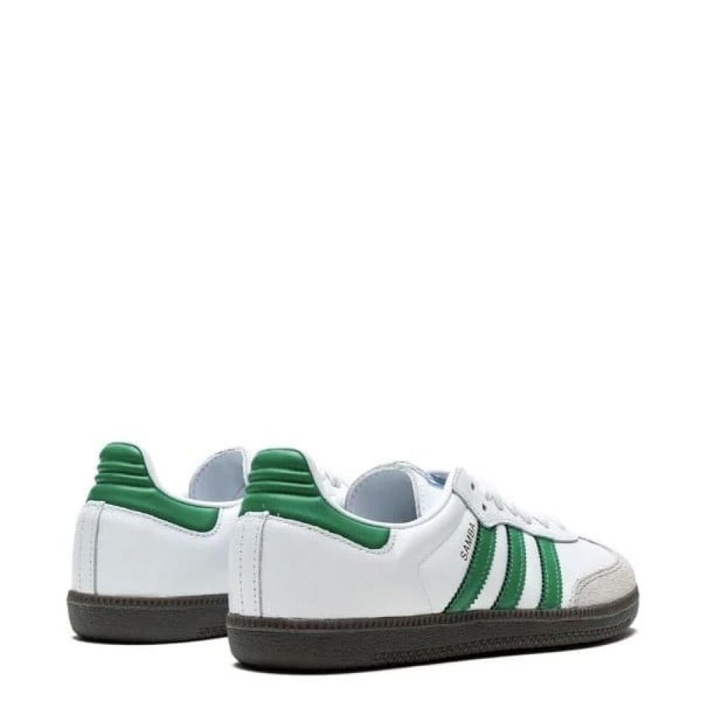 adidas Originals Women's White / Green Samba Og W Sneakers
