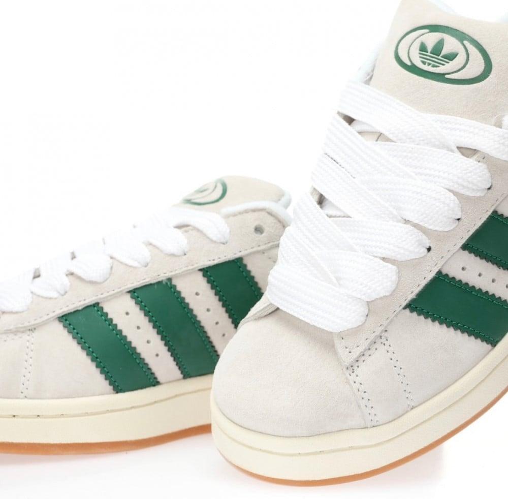 CAMPUS 00S 'CRYSTAL WHITE DARK GREEN - FootForward