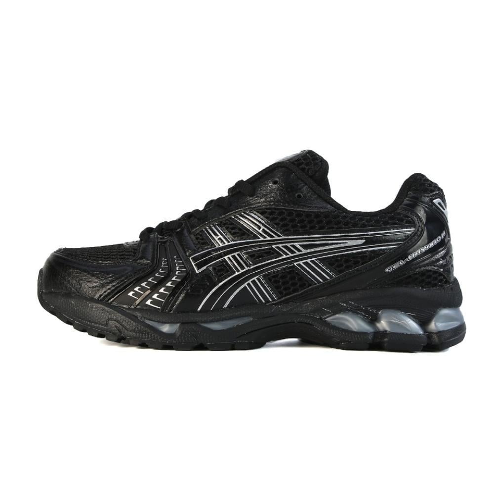 ASICS Gel Kayano 14 Black Pure Silver footforward