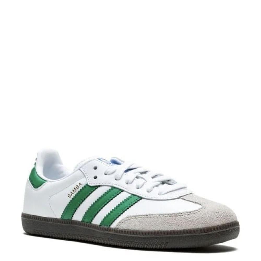 adidas Originals Women's White / Green Samba Og W Sneakers