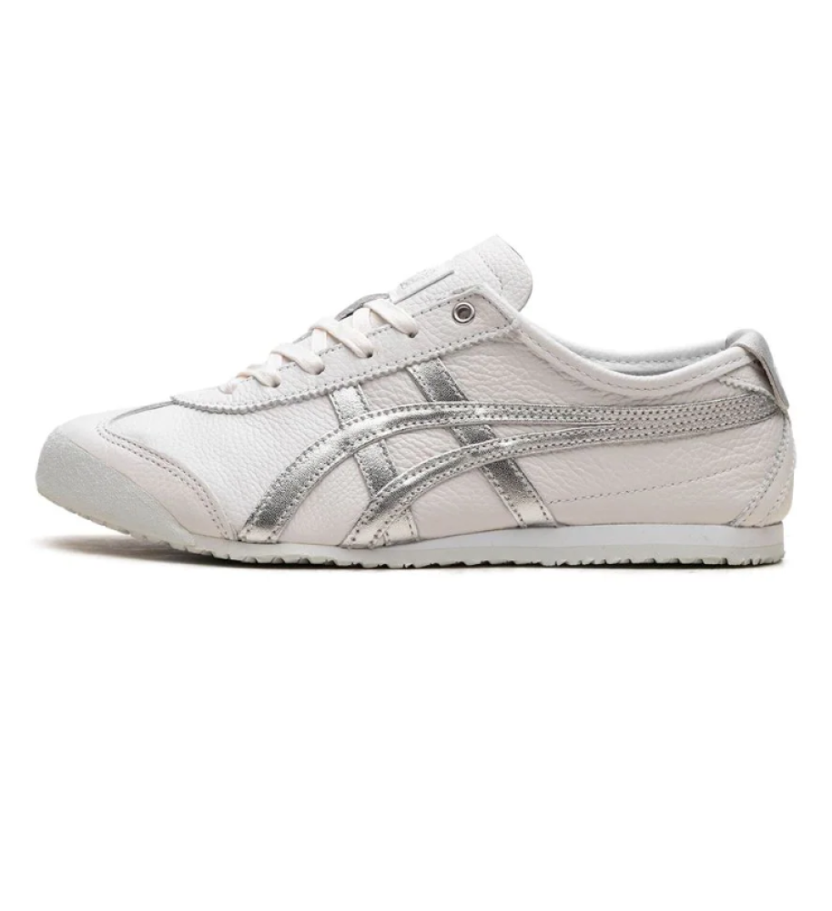 Onitsuka Tiger Tokuten white silver sneakers footforward