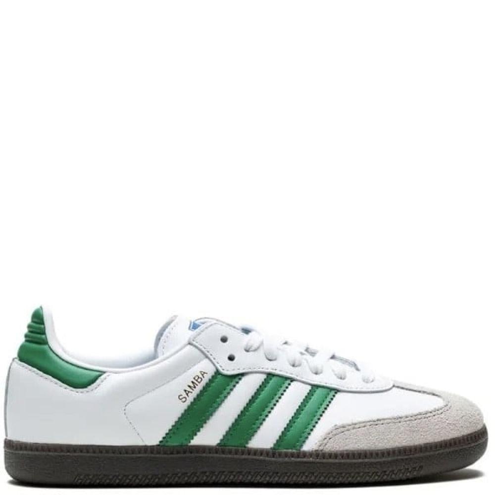 adidas Originals Women's White / Green Samba Og W Sneakers