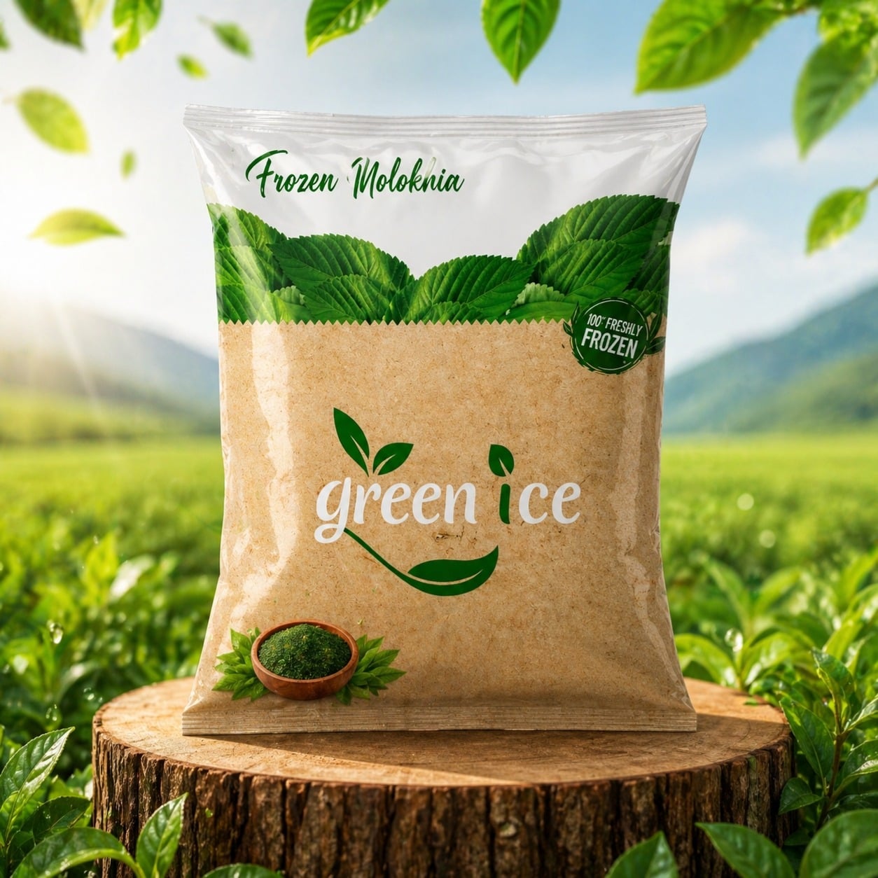 ملوخية مجمدة فريش – طعم أصلي | Green Ice Frozen Molokhia