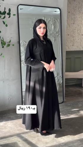 عباية دبل كلوش انترنت صيفي ناعم