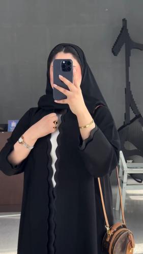 عباية عهد قصة مستقيمة بخامة إنترنت