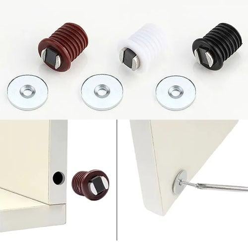 تثبيت مغناطيسي مخفي للخزائن