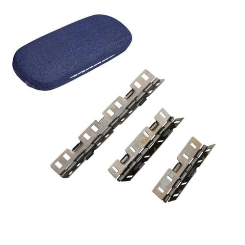 Metal Hinges with Spring for Eyeglass Cases & Small Boxes