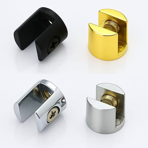 حامل رف زجاجي بتصميم أنيق ومتين