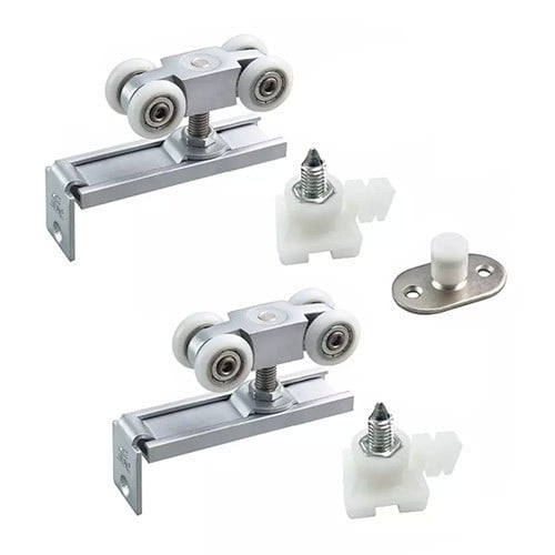 Sliding roller for wooden door