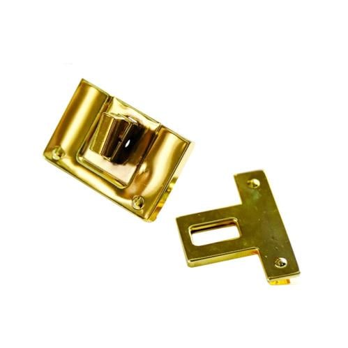 Gold Metal Bag Lock