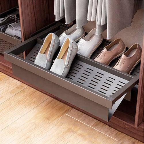 Pull-Out Metal Shoe Rack