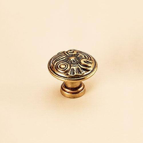 مقبض برونزي دائري فاخر (25 ملم)