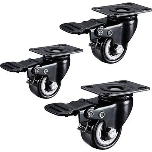 عجلة أثاث ثقيلة بفرامل