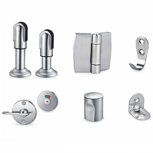 طقم فواصل دورات المياه ستانلس ستيل