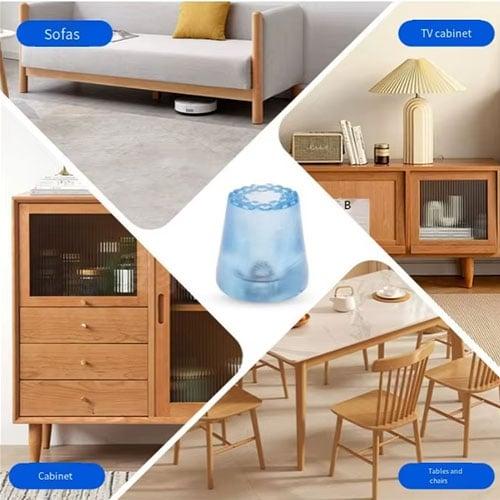 واقيات أرجل الأثاث الشفافة