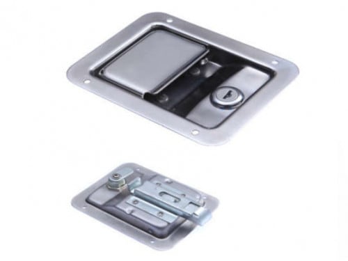 قفل صندوق حديد كروم كبير