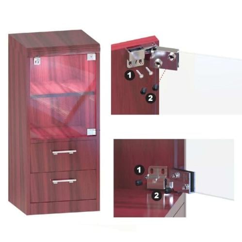 مفصلات زجاج