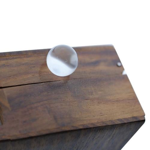 Transparent handle acrylic box 16mm