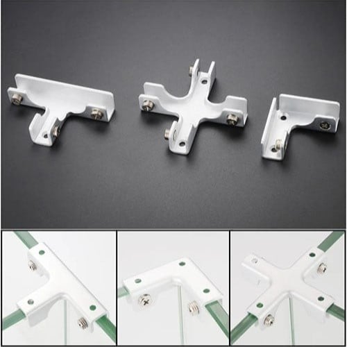 ALUMINIUM CLAMP FOR GLASS