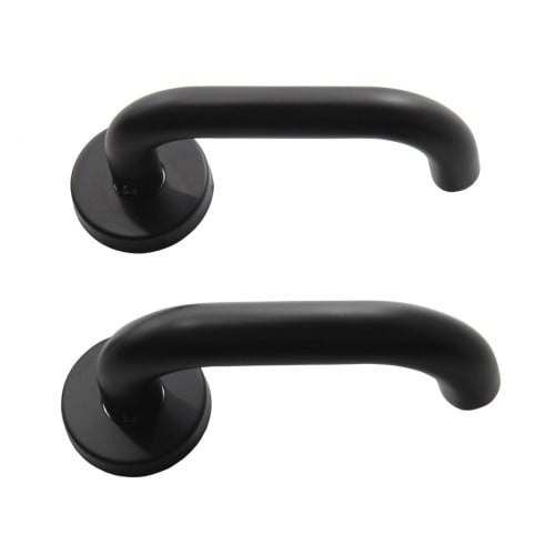 مقبض باب مفصول اسود