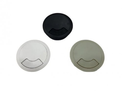 غطاء بلاستيك فتحة اسلاك طاولة الكمبيوتر