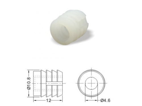 خوابير بلاستيك الأثاث 4.6 ملي
