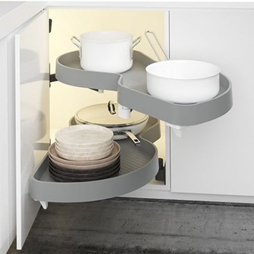 Swing tray Pull-out soft closing