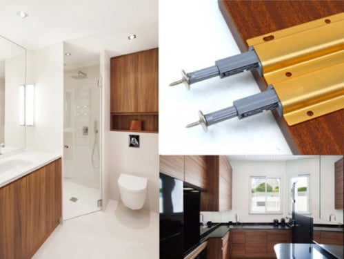 Cabinet buffer aluminum damper