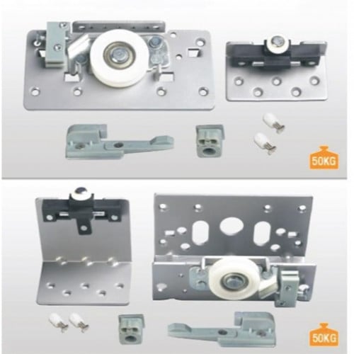 Double-structured sliding door