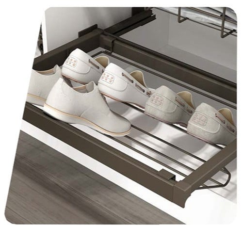 Pull-out shoes rack
