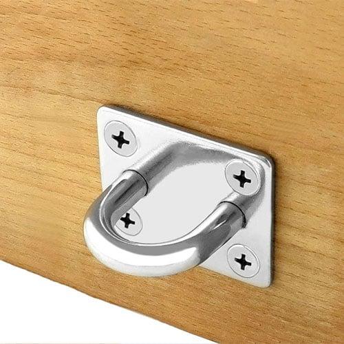 Stainless Steel Pad Eye Plate – Heavy-Duty Mounting Base