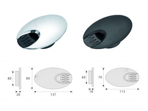 Plastic Desk Wire Hole Cover Base Computer