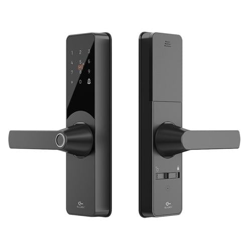 قفل باب ذكي متعدد طرق الفتح بالبصمة وكلمة المرور والتطبيق