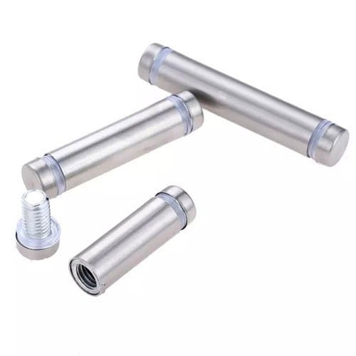 Glass holder two side satin color