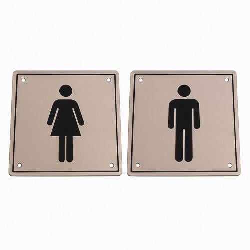 Restroom Directional Sign