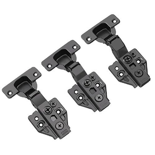 مفصلة هيدروليك 3D بإغلاق ناعم – لون أسود