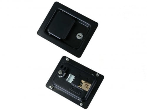 قفل صندوق حديد اسود