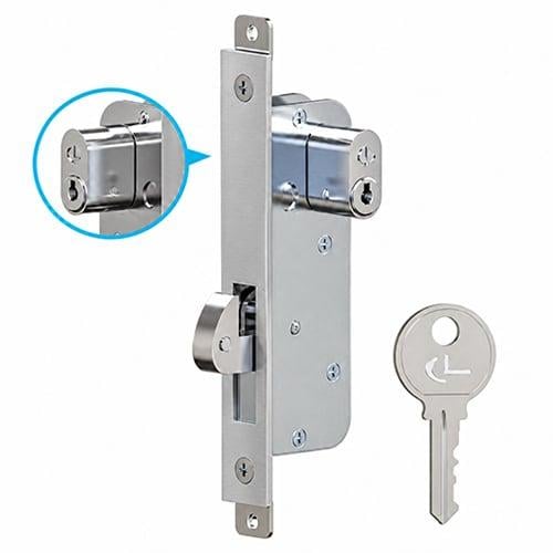 Aluminum Sliding Door Lock with Key
