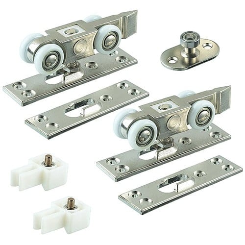 Sliding Door Rollers Set for Wooden Doors