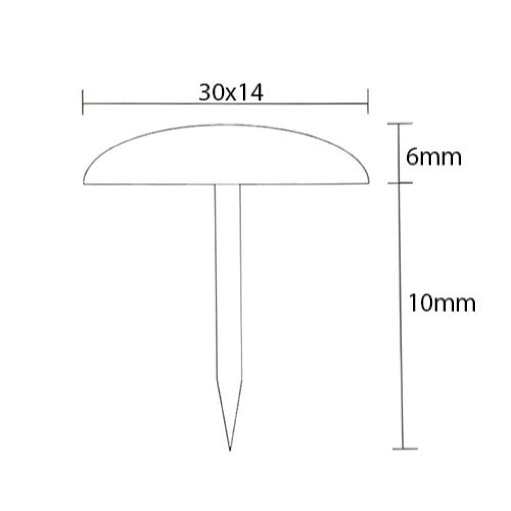 مسمار تنجيد الأثاث 30x14 ملي