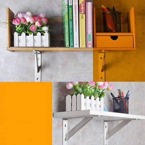 حامل رف خشب