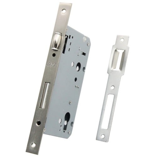 Roller latch mortise lock
