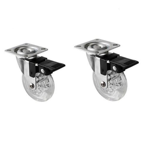 Furniture caster wheel with break