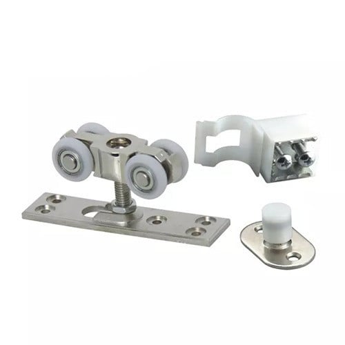 Sliding roller for wooden door