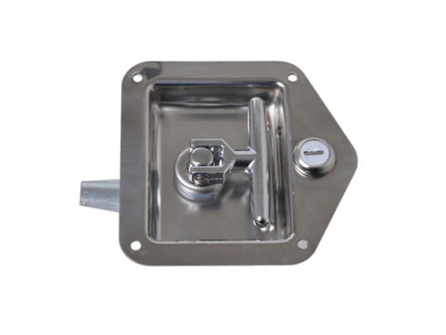 قفل صندوق حديد مع مفتاح ومسكة