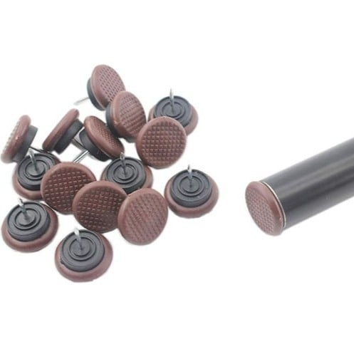 Nail for furniture chair black + brown