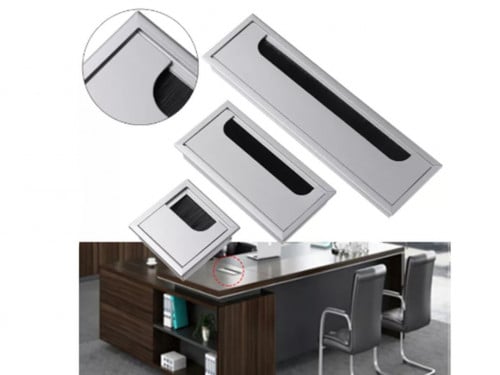 علبة تنظيم الأسلاك المكتبية – ألمنيوم